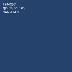 #24426C - San Juan Color Image