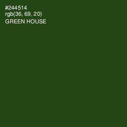 #244514 - Green House Color Image