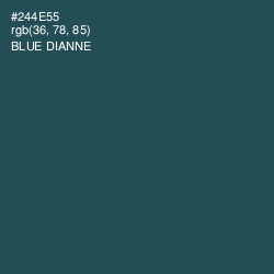 #244E55 - Blue Dianne Color Image