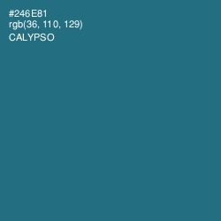 #246E81 - Calypso Color Image