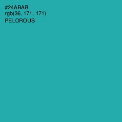 #24ABAB - Pelorous Color Image