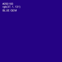 #250183 - Blue Gem Color Image