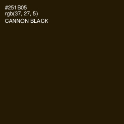 #251B05 - Cannon Black Color Image
