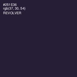 #251E36 - Revolver Color Image
