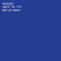 #253E93 - Bay of Many Color Image