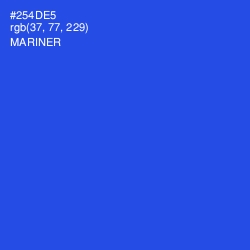 #254DE5 - Mariner Color Image