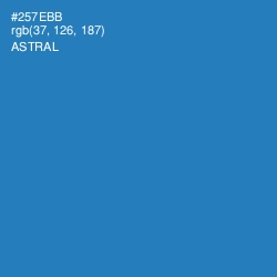 #257EBB - Astral Color Image