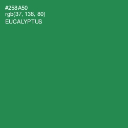 #258A50 - Eucalyptus Color Image