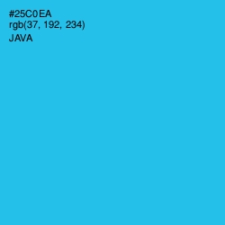 #25C0EA - Java Color Image