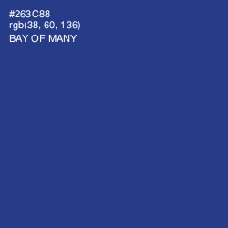 #263C88 - Bay of Many Color Image