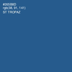 #265B8D - St Tropaz Color Image
