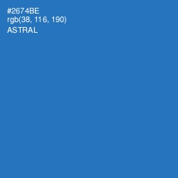 #2674BE - Astral Color Image