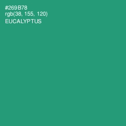 #269B78 - Eucalyptus Color Image