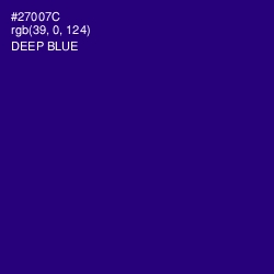 #27007C - Deep Blue Color Image