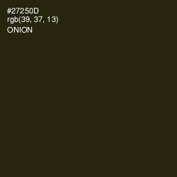 #27250D - Onion Color Image