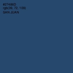#27486D - San Juan Color Image