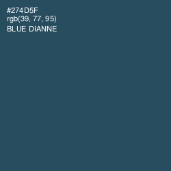 #274D5F - Blue Dianne Color Image