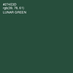 #274E3D - Lunar Green Color Image