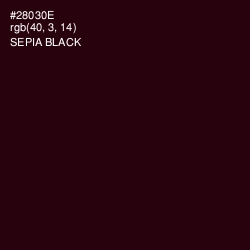 #28030E - Sepia Black Color Image