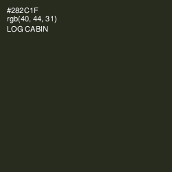 #282C1F - Log Cabin Color Image