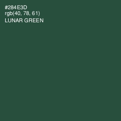 #284E3D - Lunar Green Color Image