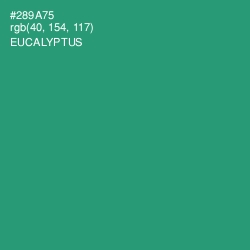 #289A75 - Eucalyptus Color Image