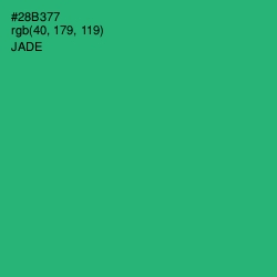 #28B377 - Jade Color Image