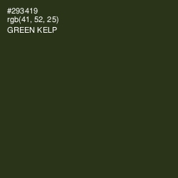 #293419 - Green Kelp Color Image