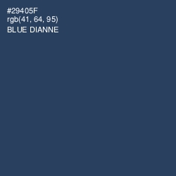 #29405F - Blue Dianne Color Image