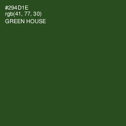 #294D1E - Green House Color Image