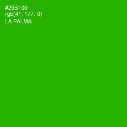 #29B100 - La Palma Color Image