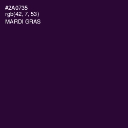 #2A0735 - Mardi Gras Color Image