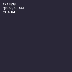 #2A2838 - Charade Color Image
