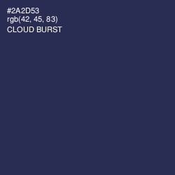 #2A2D53 - Cloud Burst Color Image