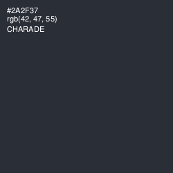 #2A2F37 - Charade Color Image