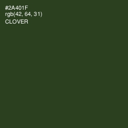 #2A401F - Clover Color Image
