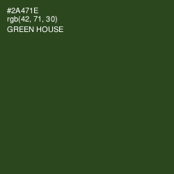 #2A471E - Green House Color Image