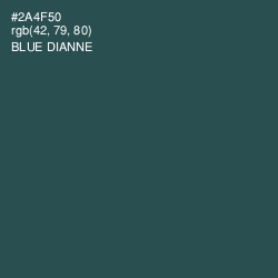 #2A4F50 - Blue Dianne Color Image