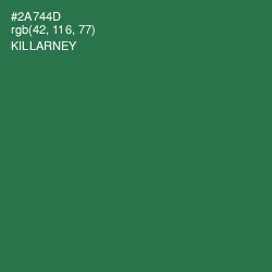 #2A744D - Killarney Color Image