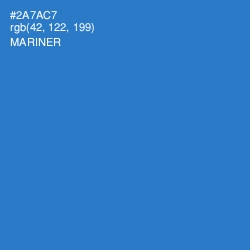 #2A7AC7 - Mariner Color Image