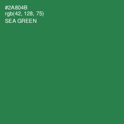 #2A804B - Sea Green Color Image