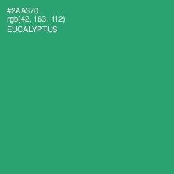 #2AA370 - Eucalyptus Color Image