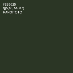 #2B3625 - Rangitoto Color Image