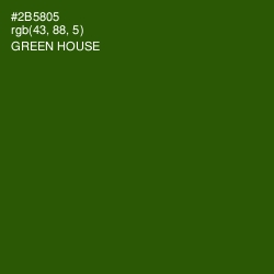 #2B5805 - Green House Color Image