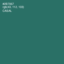 #2B7067 - Casal Color Image