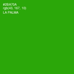 #2BA70A - La Palma Color Image