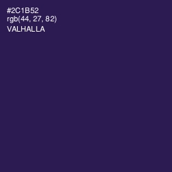 #2C1B52 - Valhalla Color Image