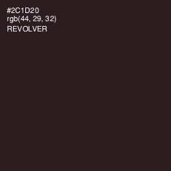 #2C1D20 - Revolver Color Image