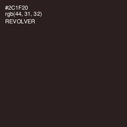 #2C1F20 - Revolver Color Image