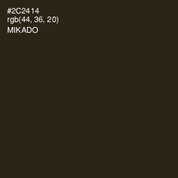 #2C2414 - Mikado Color Image
